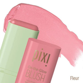Pixi sticks applied to cheeks demonstrating blendable color and hydrating healthy finish
