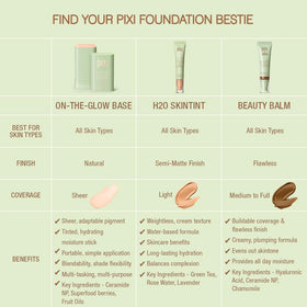 Pixi On-the-Glow in a handbag lifestyle shot for quick touch-up convenience