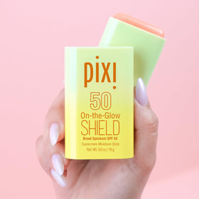 Pixi being applied over foundation to top up sun protection