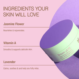 Sleeping with Pixi Dream-yEYE PM patch for overnight hydration and calming skin