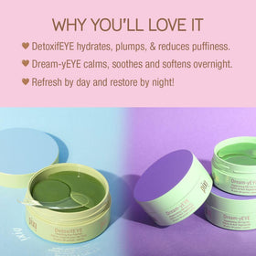 Close-up hydrogel texture showing Pixi patch adhesion and moisture delivery