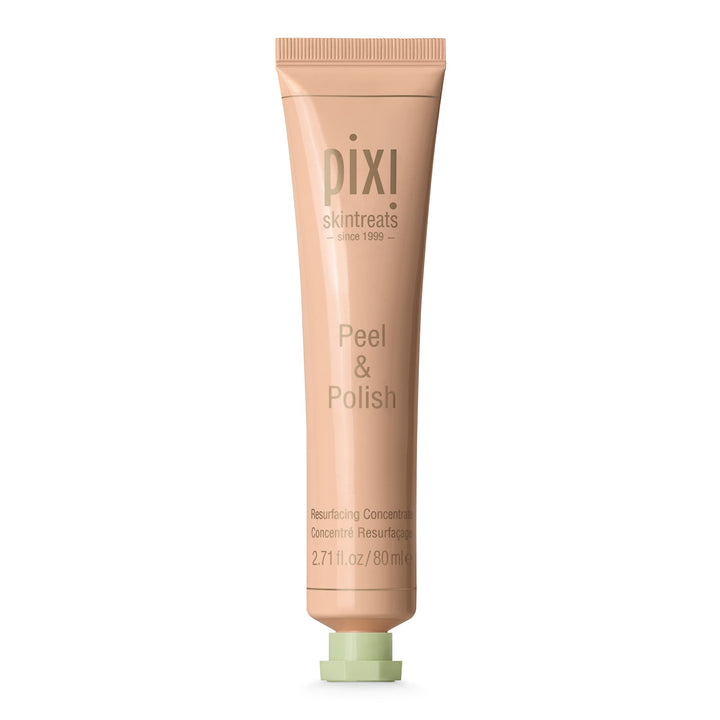Pixi front packaging showing jar and label, highlights gentle resurfacing