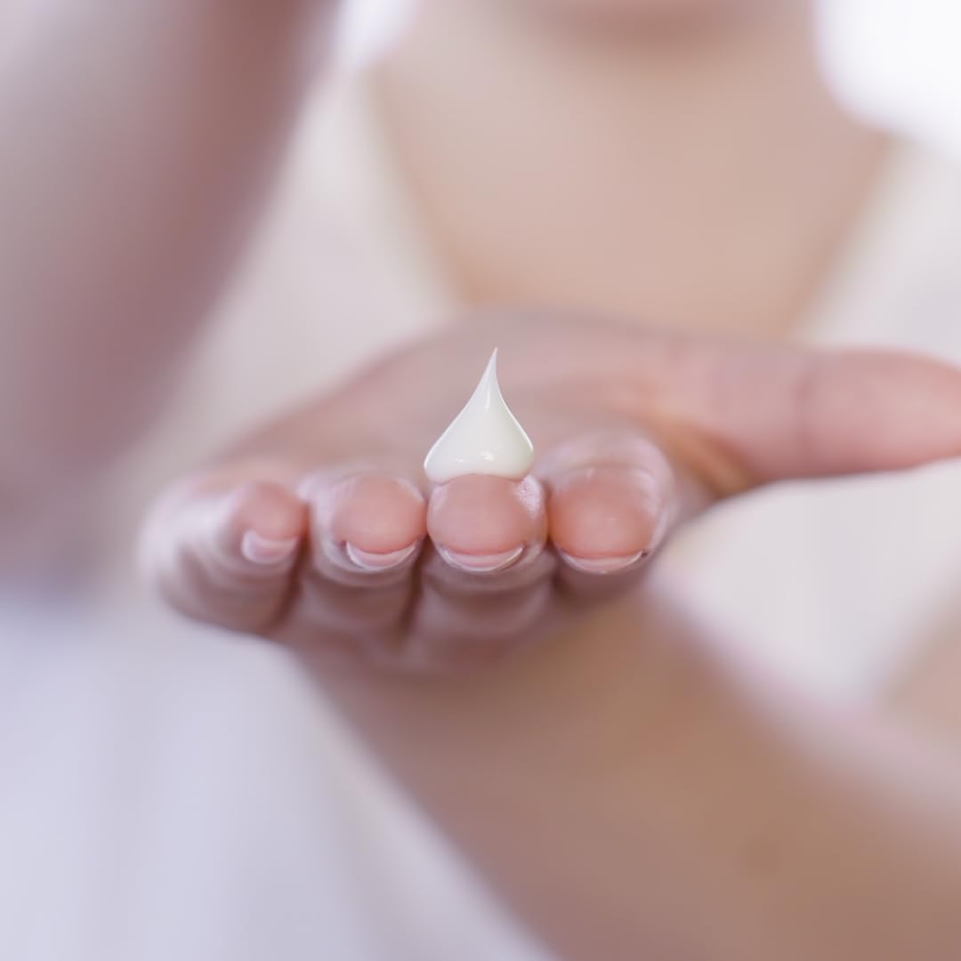 Pixi application image of cream on face showing lightweight layering in morning routine