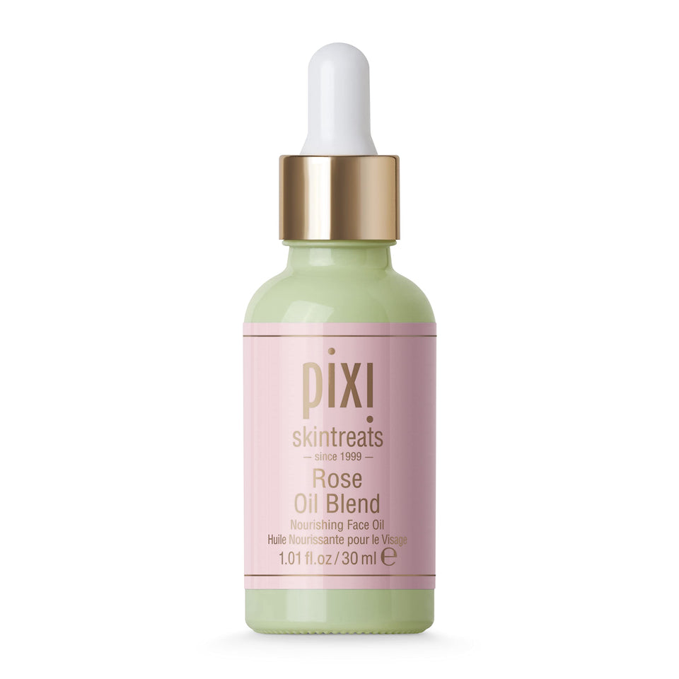 Pixi front bottle showing sleek label and compact size for daily use