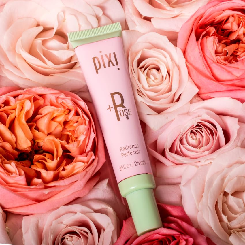 Pixi in a travel pouch lifestyle scene for on-the-go glow enhancement
