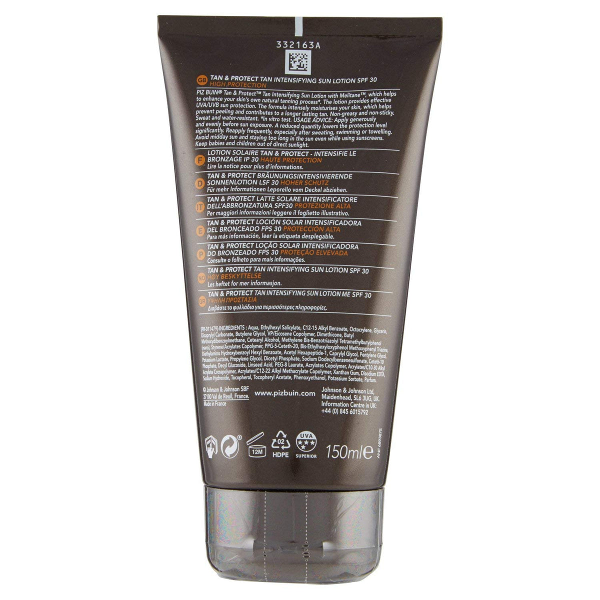 Piz Buin applied on forearm demonstrating smooth absorption and glow