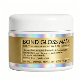 pjpkow Bond Gloss Mask front packaging showing label and bottle benefits