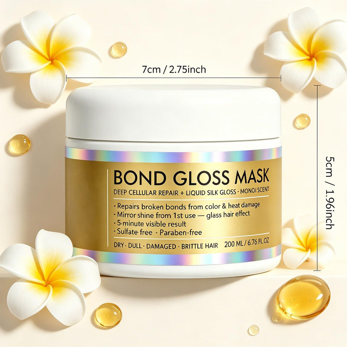 pjpkow Bond Gloss Mask creamy texture close-up highlighting hydration