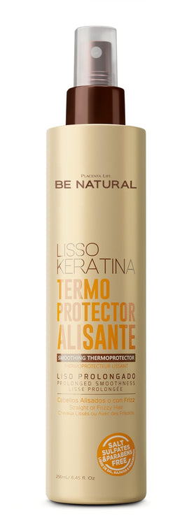 PLACENTA LIFE front packaging showing bottle and label for heat protection benefit