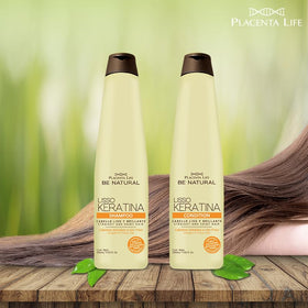 PLACENTA LIFE 350 ml bottle beside ruler to show exact size and travel-friendly benefit