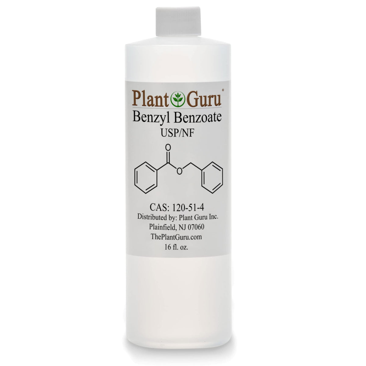 Plant Guru bottle front label showing brand and product clarity benefit