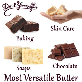 Plant Guru DIY body butter setup showing moisturize and texture benefits