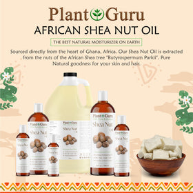 Plant Guru close-up label detail highlighting 100 percent pure natural ingredient benefit