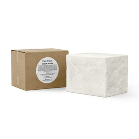 Plant Guru 5 lb block beside ruler for size and scale useful for bulk buyers