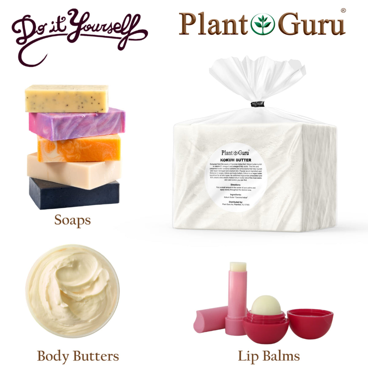 Plant Guru kokum butter blended in soap-making bowl showing ease of use
