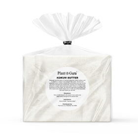 Plant Guru product label close-up showing ingredients and purity information