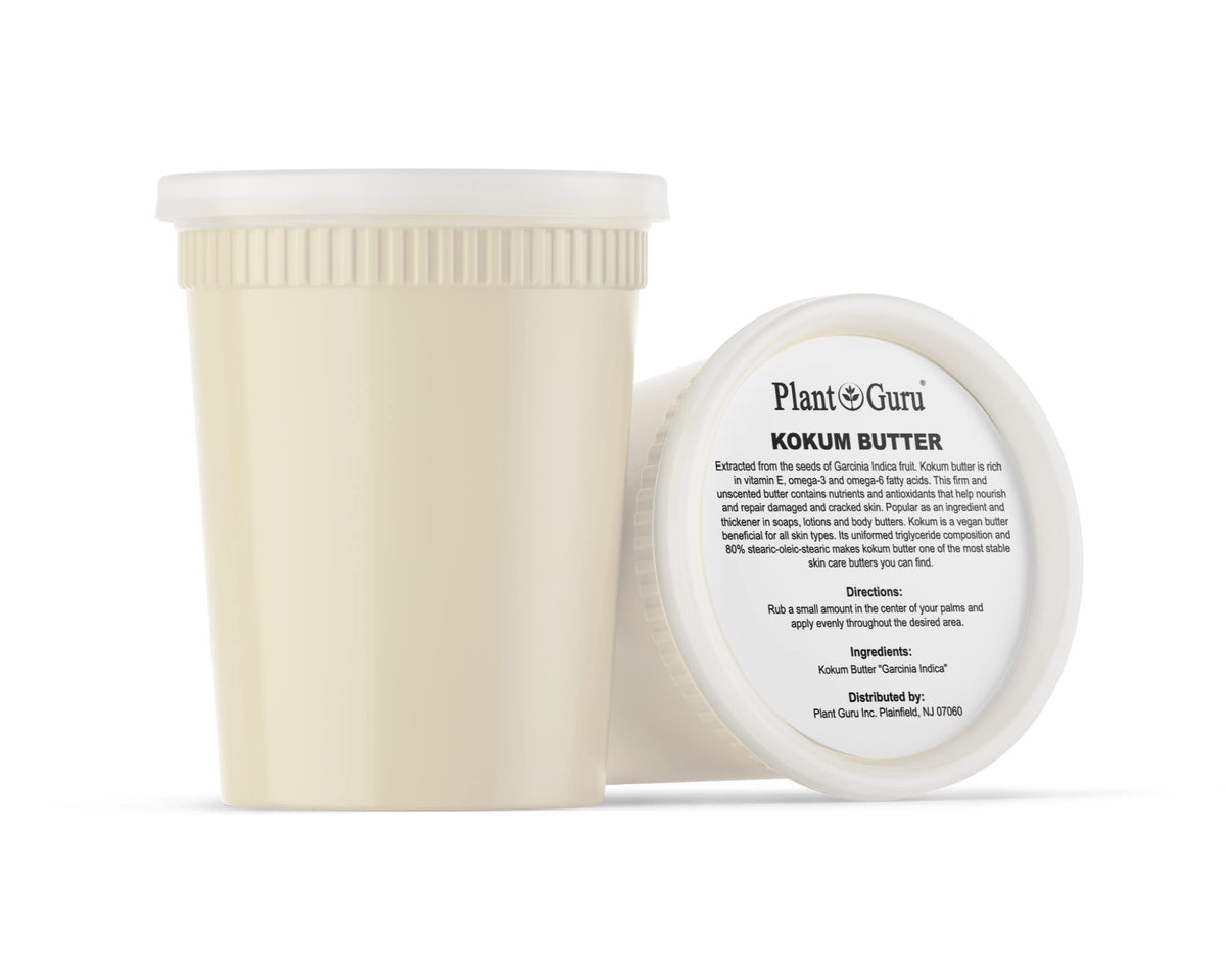 Plant Guru melted kokum butter on spoon for easy blending