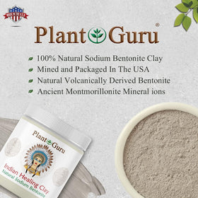 Plant Guru mixed clay mask in bowl demonstrating easy spreadable preparation