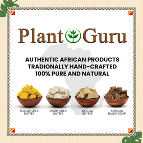 Plant Guru 3.5 lb tub next to household items showing scale and value