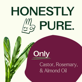 Plant Therapy dropper applying oil to scalp for targeted hydration and improved scalp feel