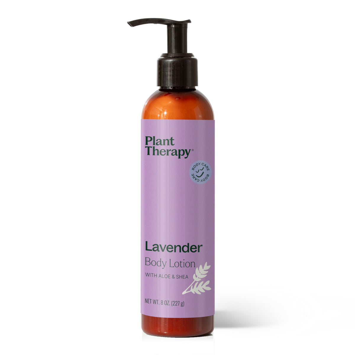 Plant Therapy front packaging showing bottle and lavender for clear product identification and appeal