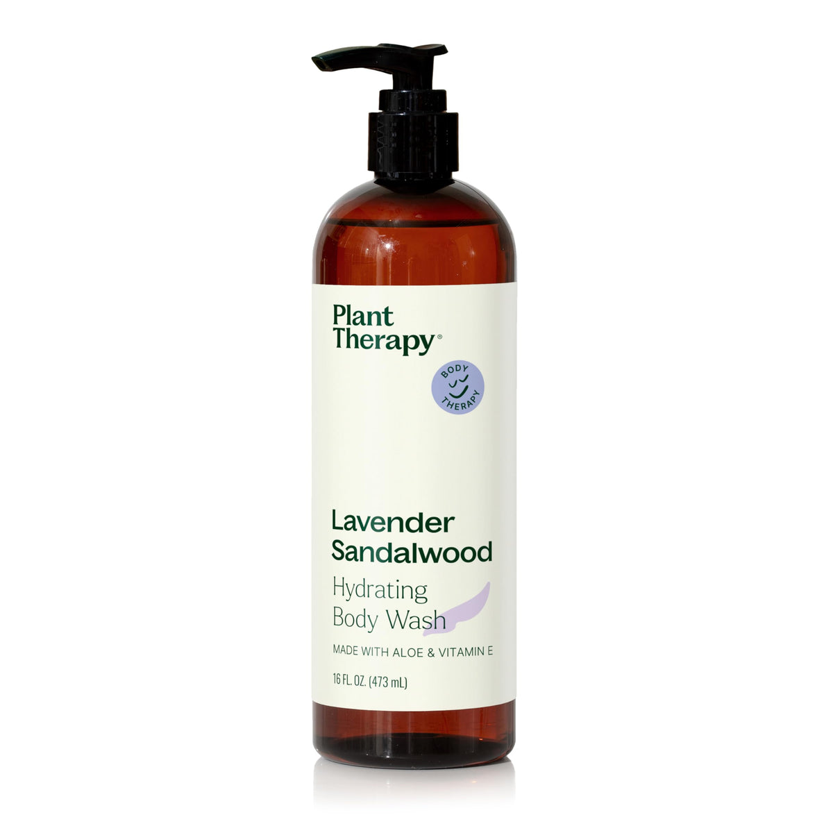 Plant Therapy front packaging showing 16 oz bottle and label benefits