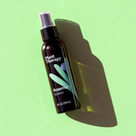 Plant Therapy hair refresh demo adding shine and scent to hair