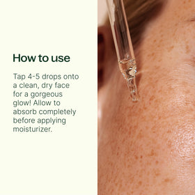 Plant Therapy close-up droplet demonstrating lightweight texture and absorption benefit