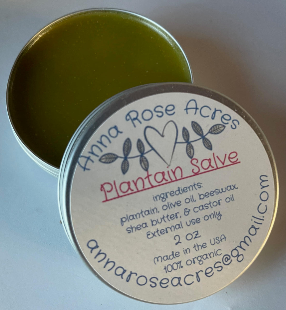 Generic plantain salve creamy texture closeup highlighting absorbent moisturizing benefit