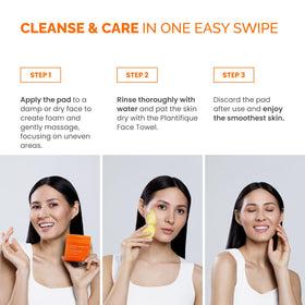 PLANTIFIQUE illustrative before-and-after skin improvement benefit