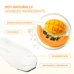 PLANTIFIQUE balm dissolving mascara and makeup demonstrating effective removal