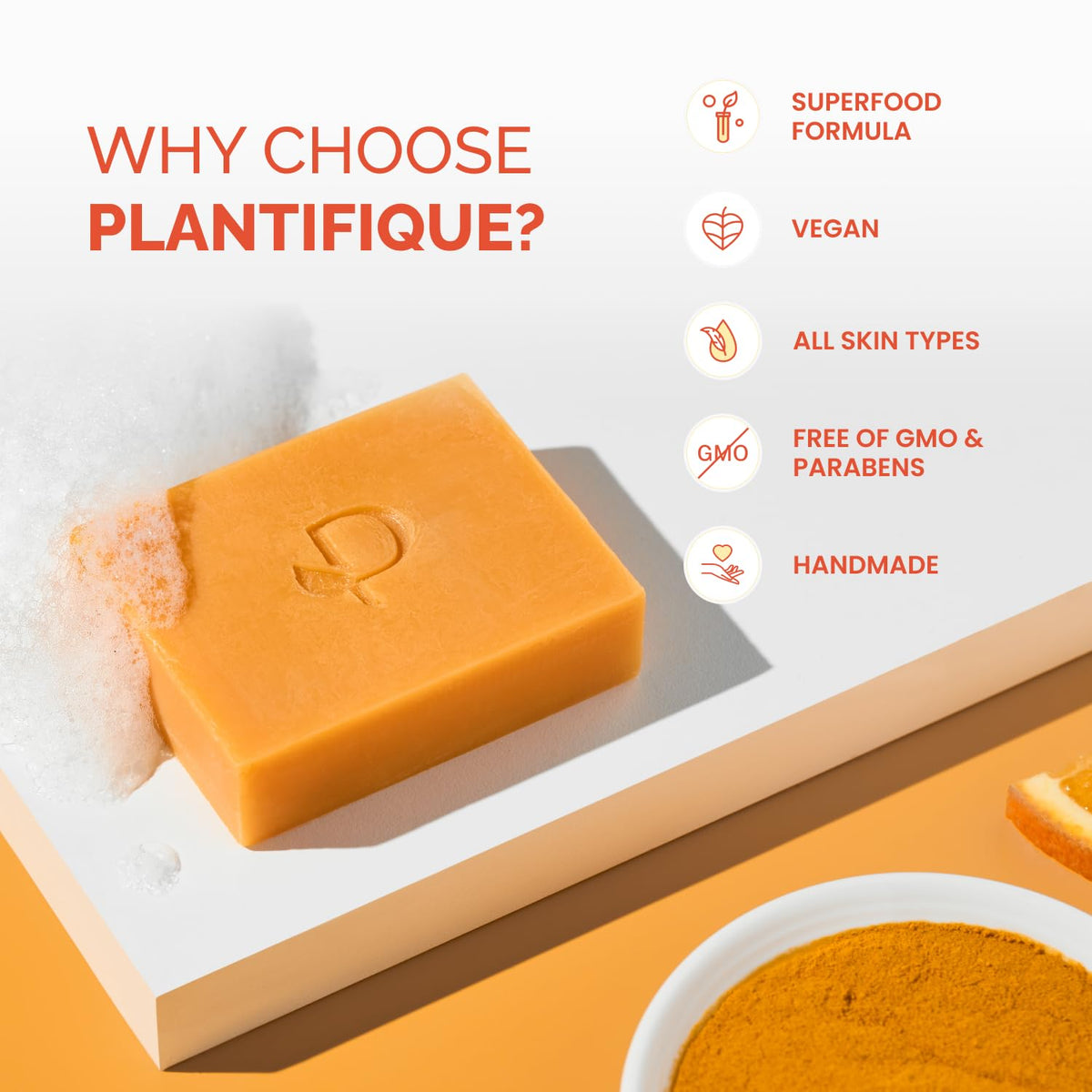 PLANTIFIQUE four bars arranged flatlay, illustrating set contents and visual consistency