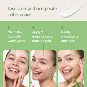 PLANTIFIQUE used with gua sha on face showing improved lymphatic drainage and contouring
