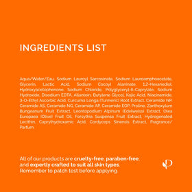 PLANTIFIQUE ingredients close-up focusing on turmeric and kojic acid benefit