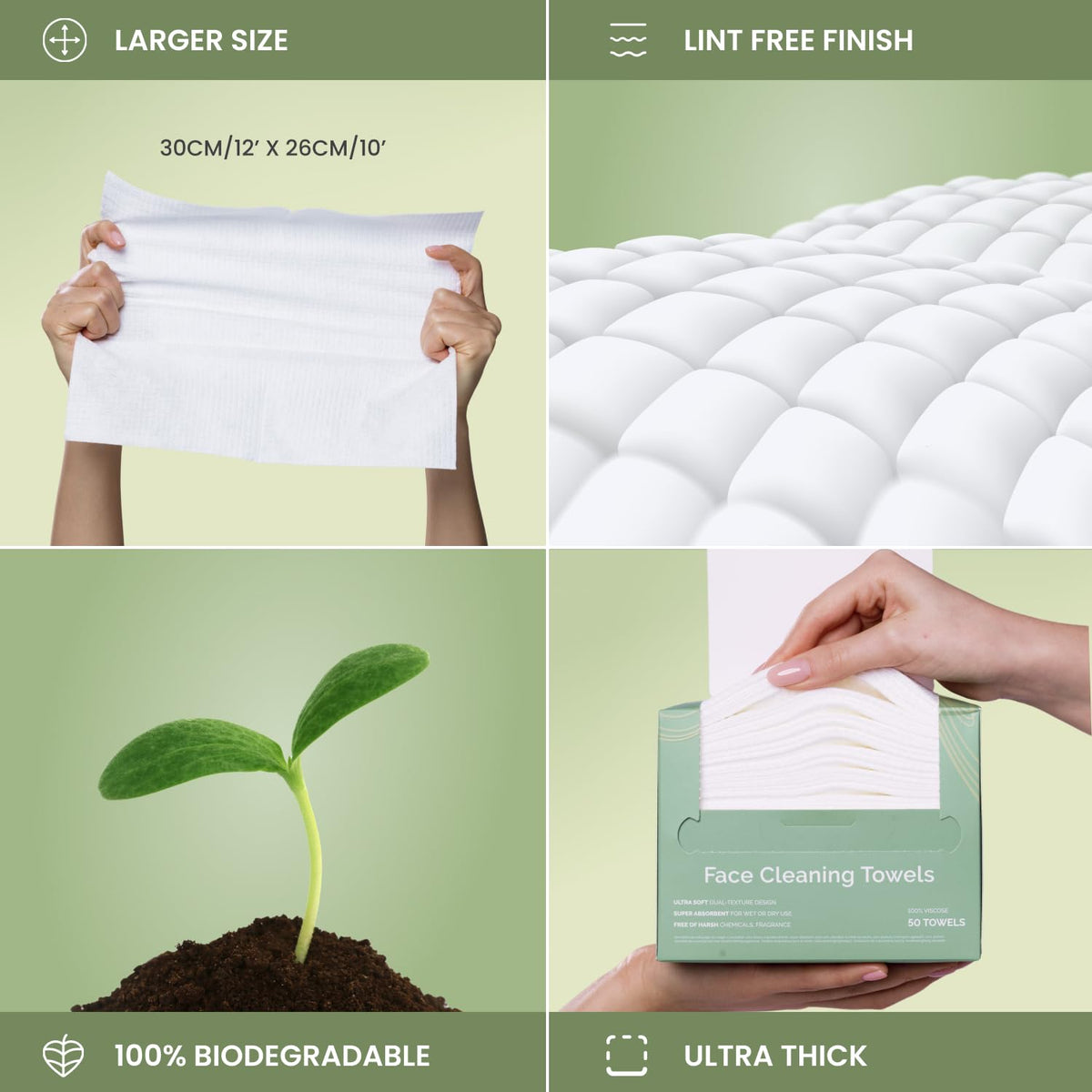 PLANTIFIQUE towels on bathroom shelf in lifestyle scene for easy daily skincare routines