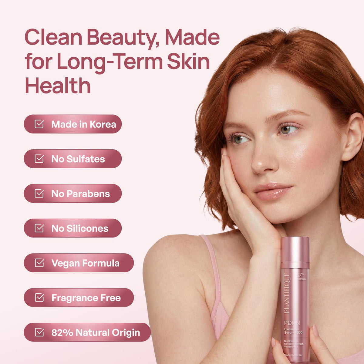 PLANTIFIQUE serum being applied to skin illustrating smooth absorption