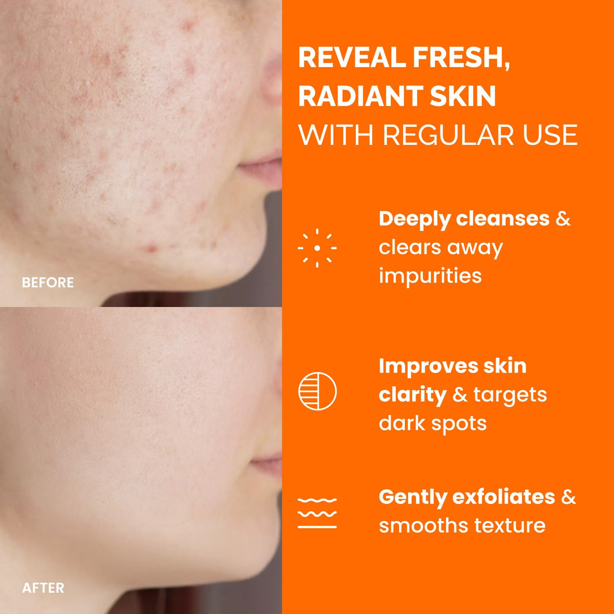 PLANTIFIQUE close-up textured pad for gentle exfoliation benefit
