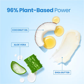 PLANTIFIQUE used glove with visible serum highlight showing nourishing residue