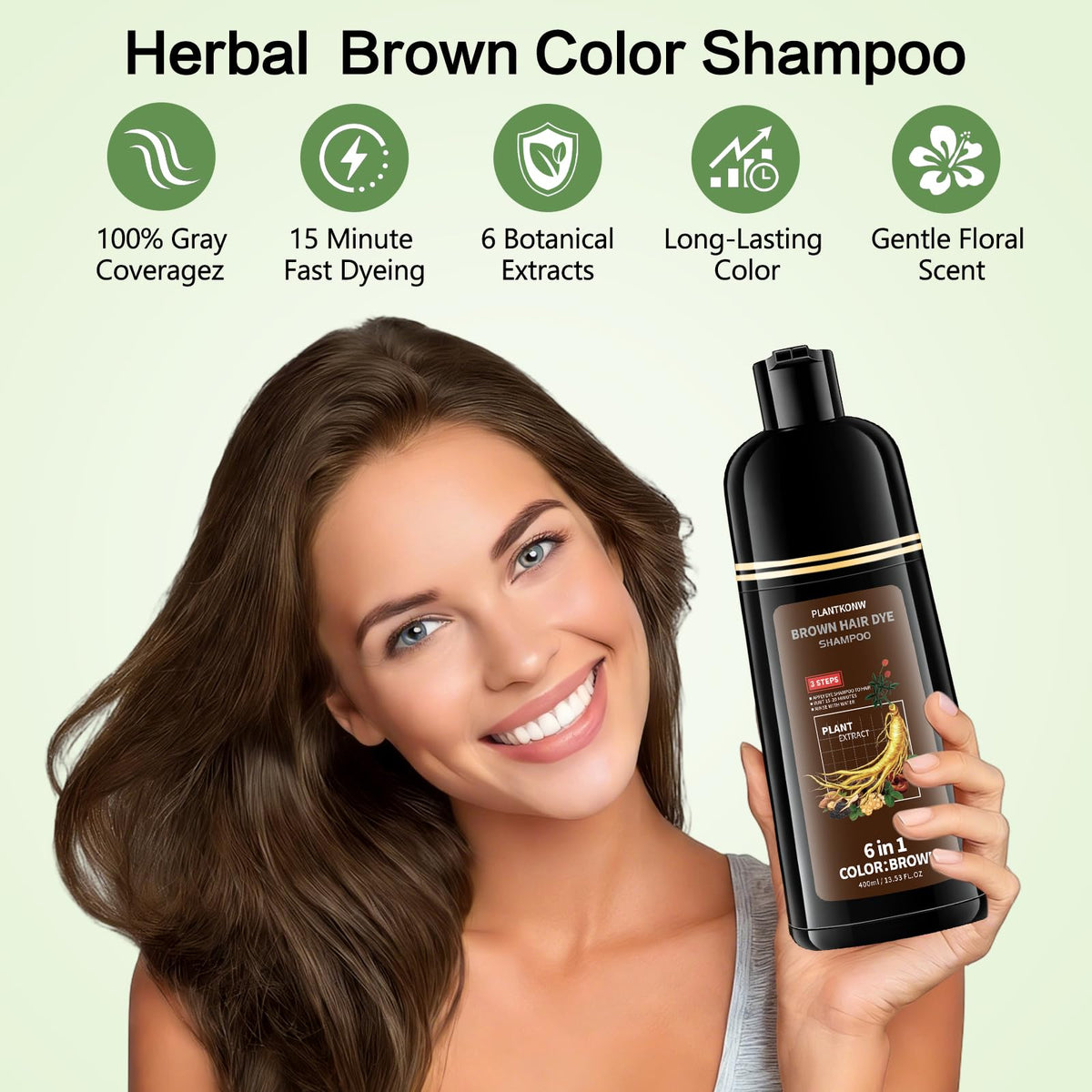 Plantkonw product label detail highlighting ammonia and paraben free