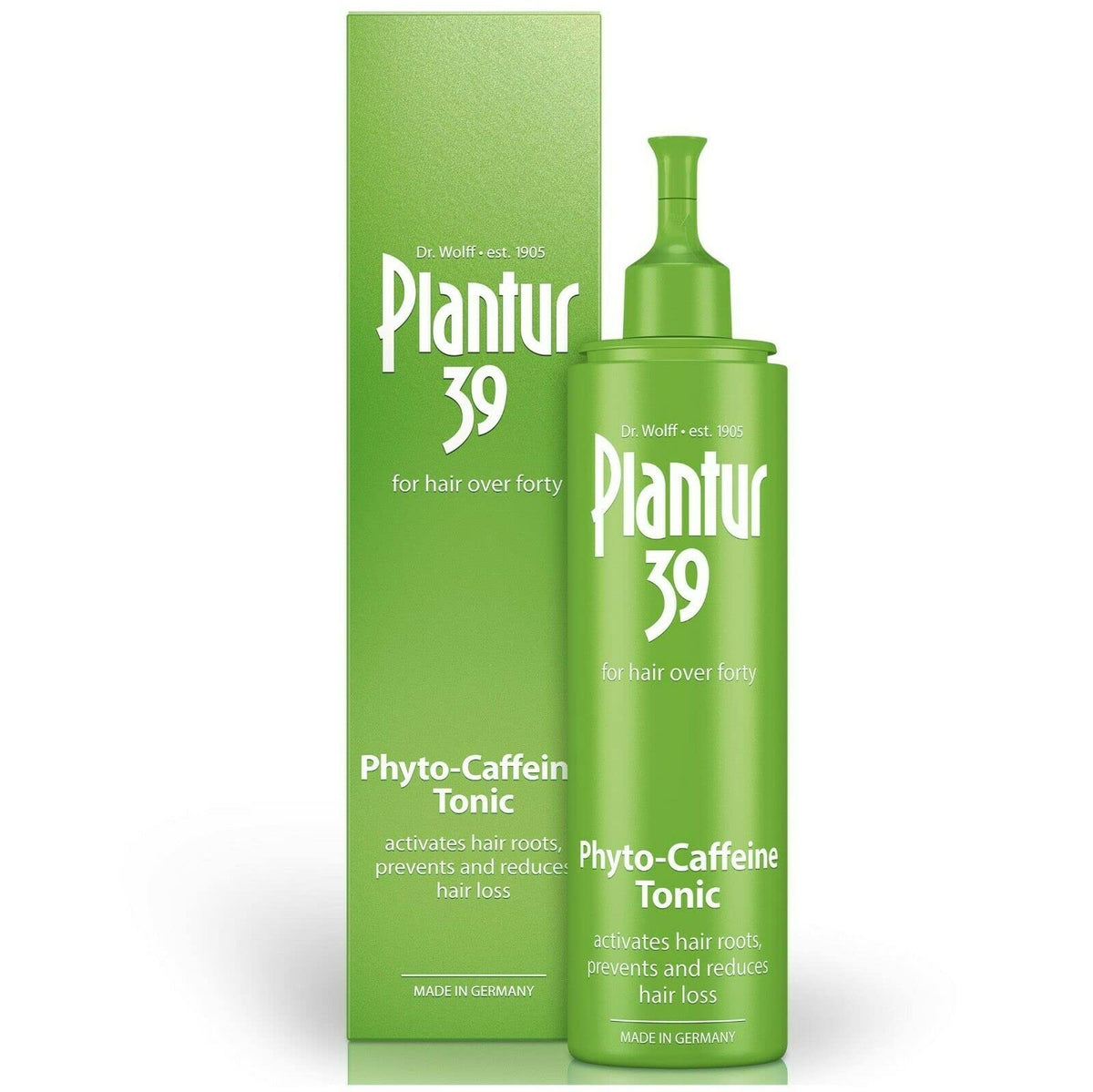 Plantur 39 front bottle showing label and volume for confident purchase