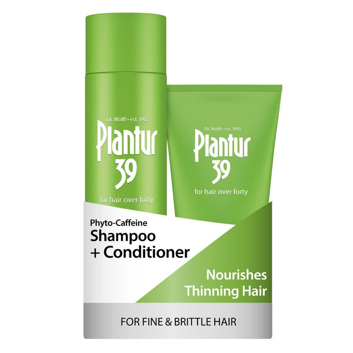 Plantur 39 front packaging showing both bottles and benefits
