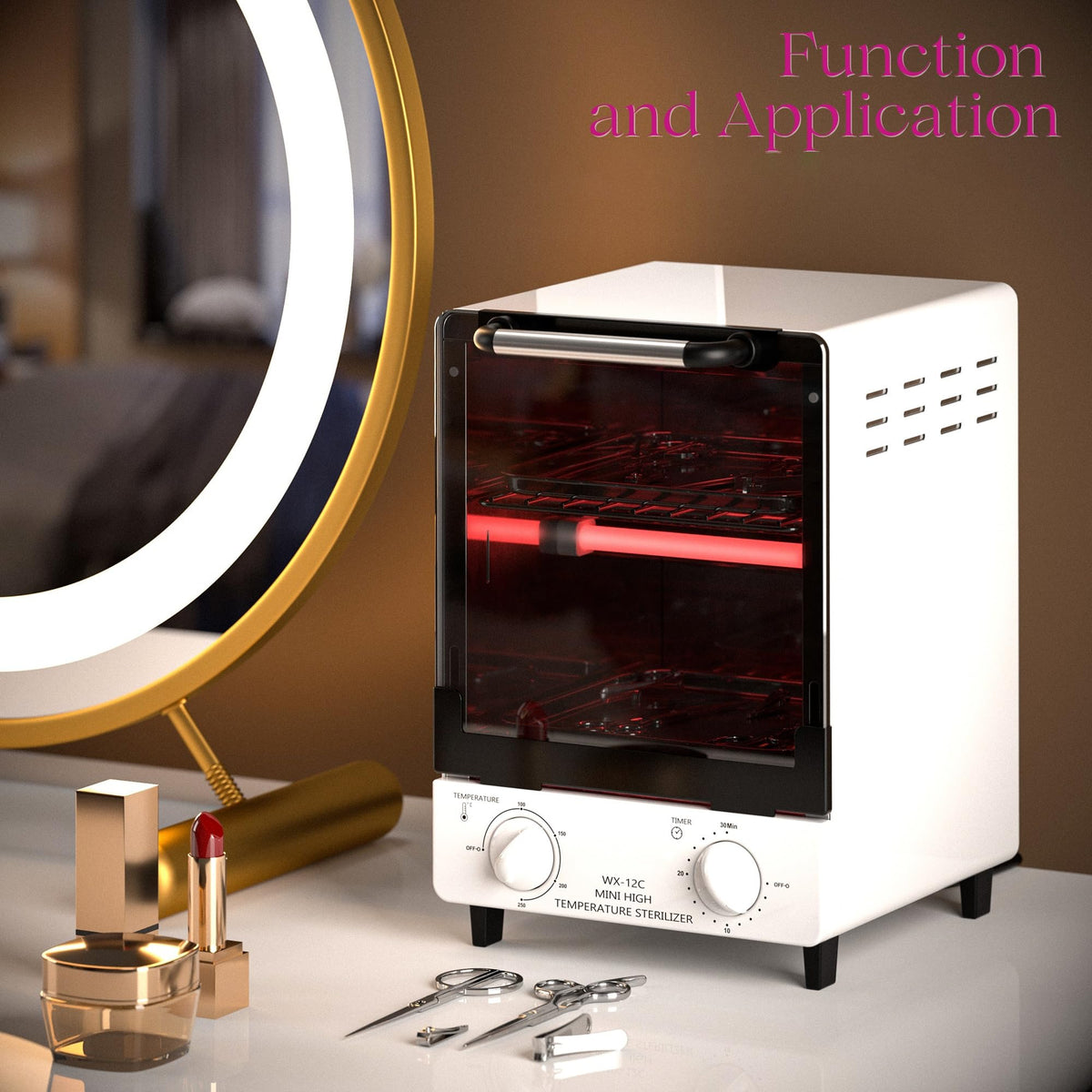 Plasdent open interior with two stainless trays for organized multi-tool cycles and ease
