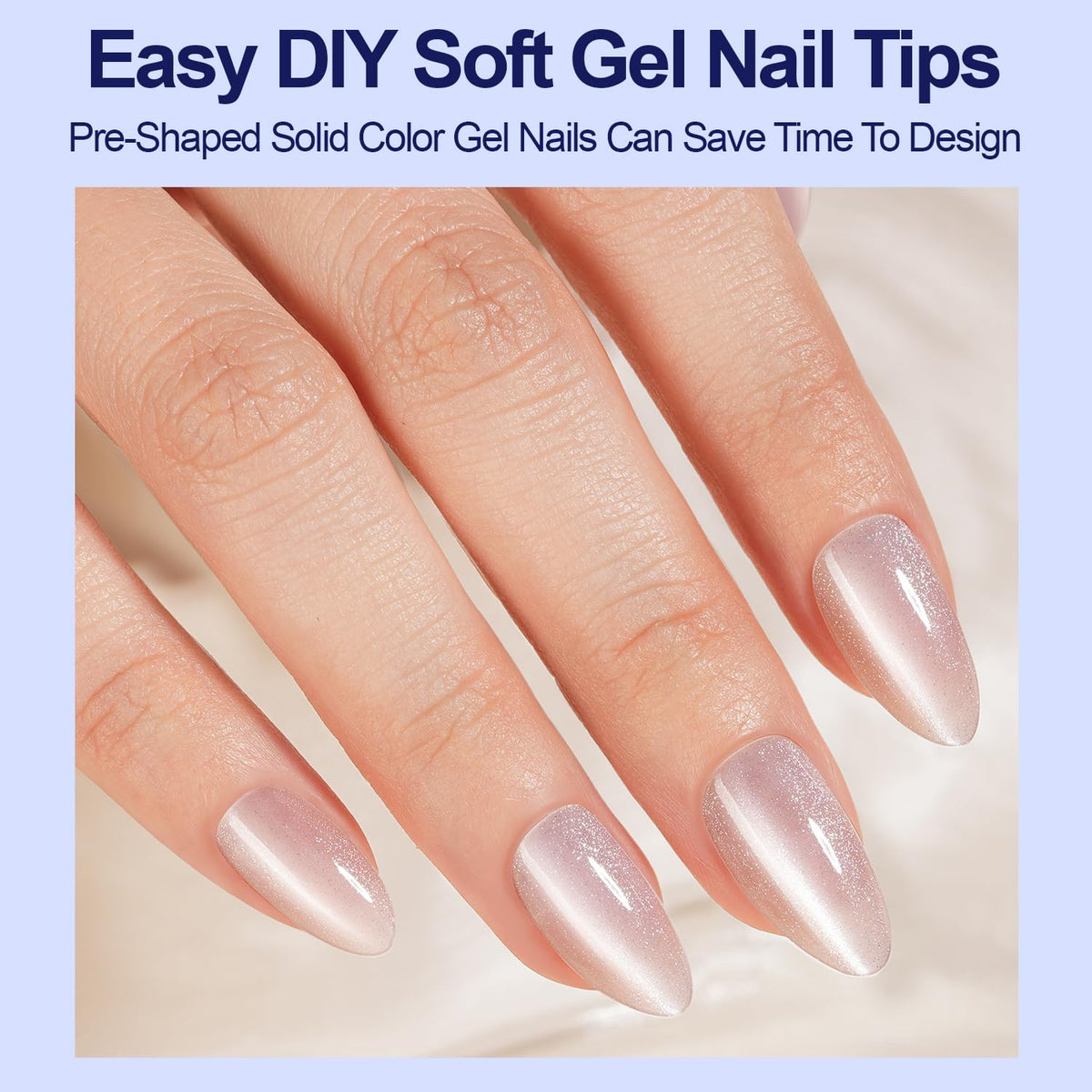 Plauva application being pressed on a nail for fast salon-look benefit