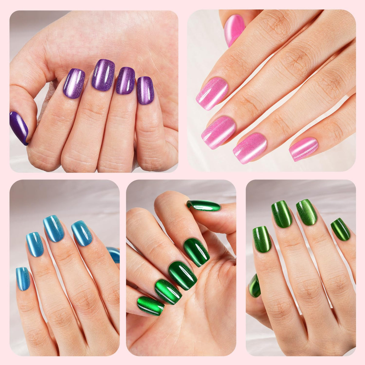 Plauva application step pressing nails for secure adhesion benefit