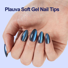 Plauva close-up of cat eye glitter texture highlighting glossy depth