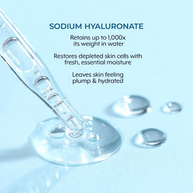 Plexaderm moisturizer applied on hand, demonstrates lightweight feel and plumping benefit