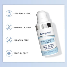 Plexaderm product with box flatlay communicating retail presentation and contents