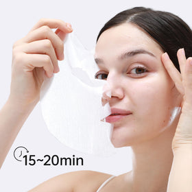 +WIS+ serum droplet on finger demonstrating concentrated hyaluronic hydration