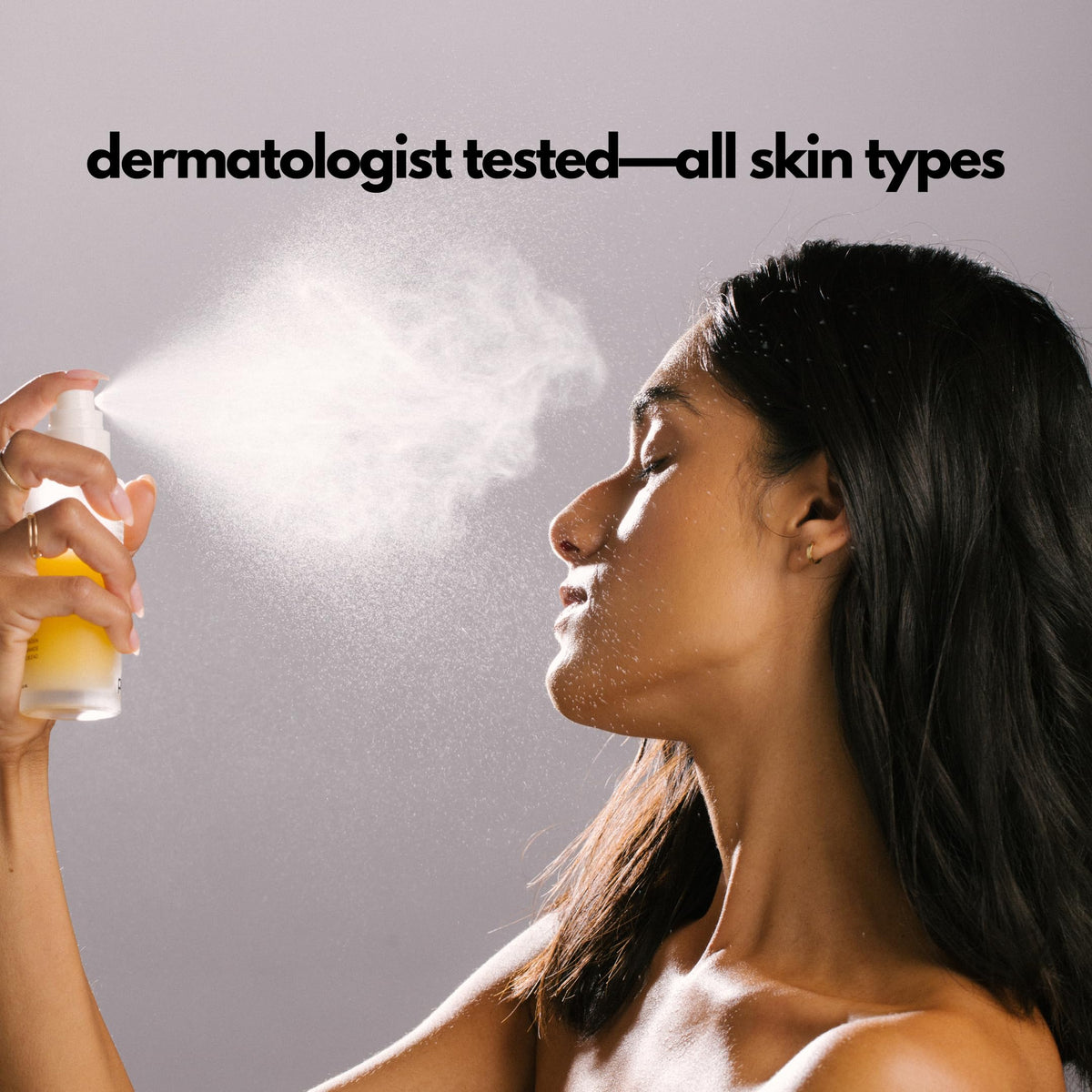 PLUXOS texture on skin showing clear finish and lightweight hydration