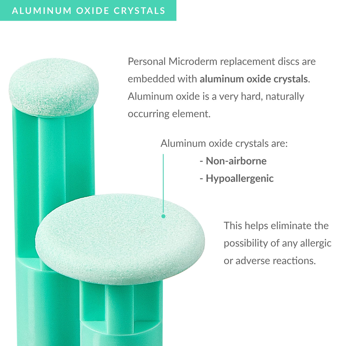 PMD Beauty discs installed on Personal Microderm device, ready for use and performance